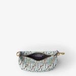 FENDI igraphy Mini Matcha green FF jacquard velvet mini-bag - Image 5